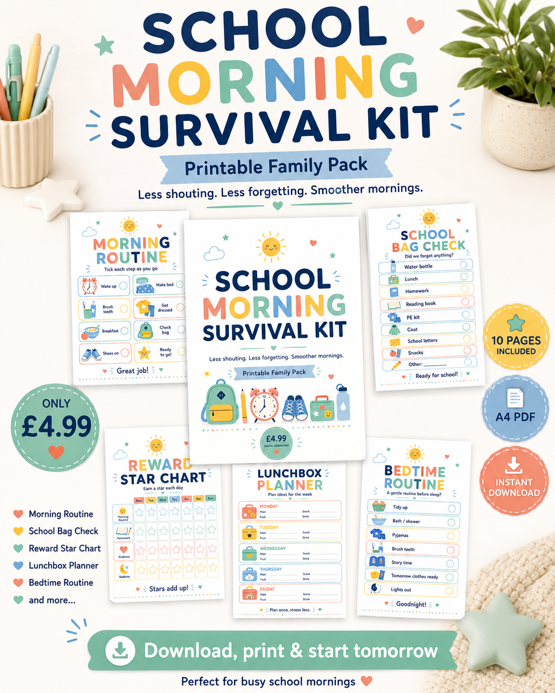 Smooth School Mornings Pack preview